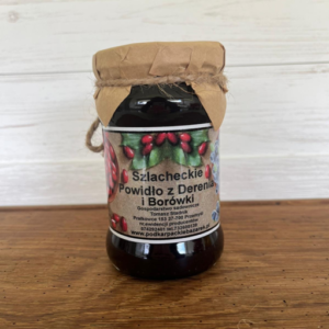 Szlacheckie powidło z derenia i borówki